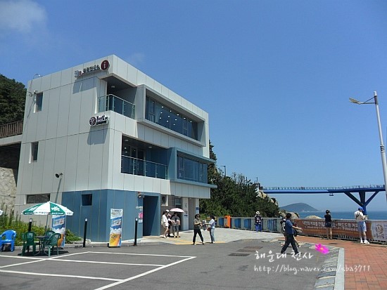  해운대 다릿돌전망대, 청사포 다릿돌전망대, 청사포 스카이워크,문탠로드 다릿돌전망대 - 청사포 다릿돌전망대에 관광안내소가 생겼어요~^^ 