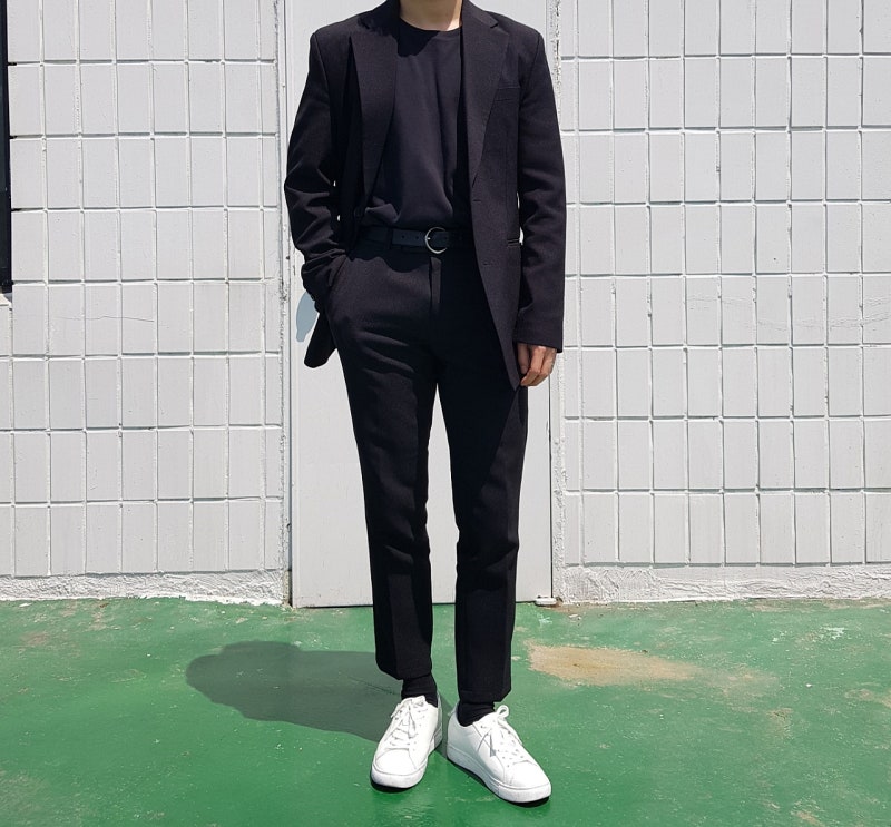 남자 캐주얼 정장 올블랙 끝판왕 코디 : 네이버 블로그 남자 캐주얼 정장 올블랙 끝판왕 코디 : 네이버 블로그