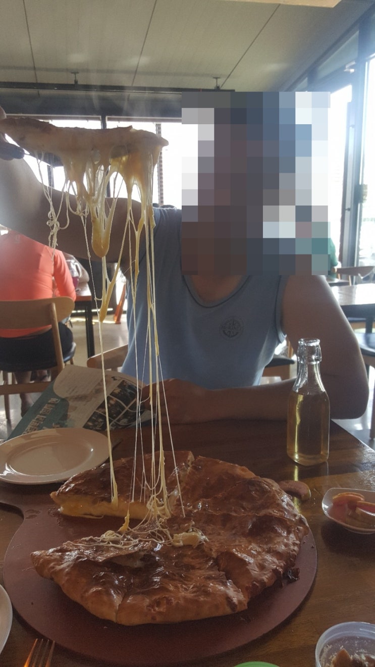  [강원도 강릉 맛집] 바다정원 민박 추천/ 피자덕후라면 톰스비스트로 모짜렐라치즈파이