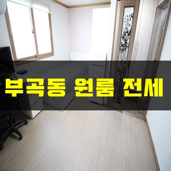 부곡동원룸전세:: 가성비갑!채광이 너무좋아~