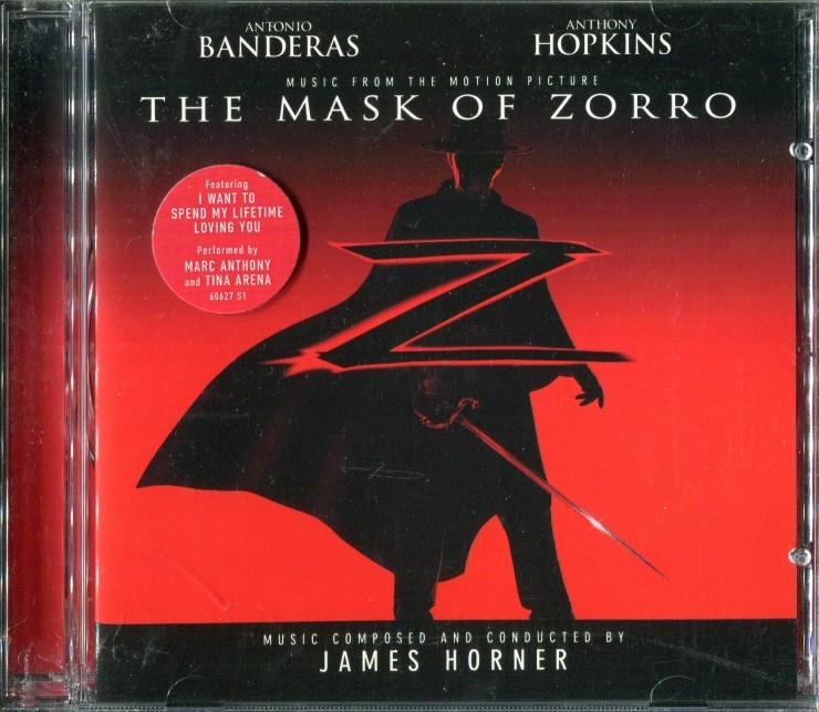  [서양 영화 OST - 미국 - 제임스 호너 (James Horner)](1998.10.03 개봉) 마스크 오브 조로, The Mask Of Zorro, 1998
