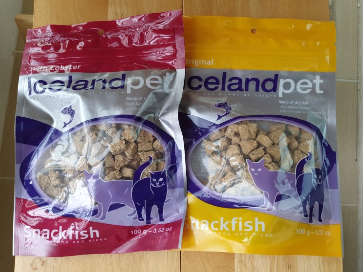 고양이간식 아이슬란드펫 캣 스낵 피쉬 자연산 그대로 건강한 간식