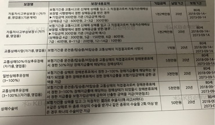 kb손해보험 the드림운전자상해보험 더 싸게 바꿀수 있을까요?