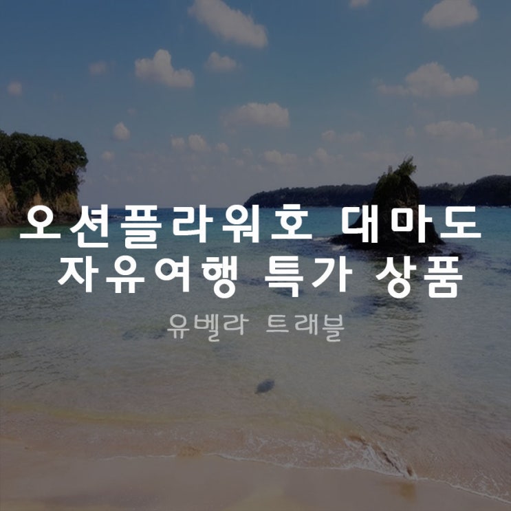 대마도 오션플라워 08월 자유여행 초특가 판매