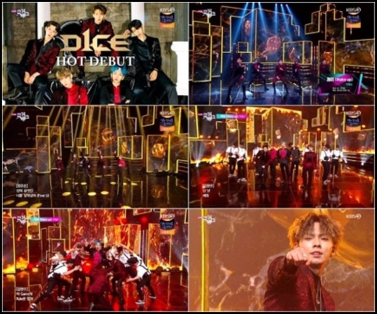 그룹 디원스(D1CE)가 '뮤직뱅크'에서 폭발적 카리스마로 강렬하게 데뷔했다.