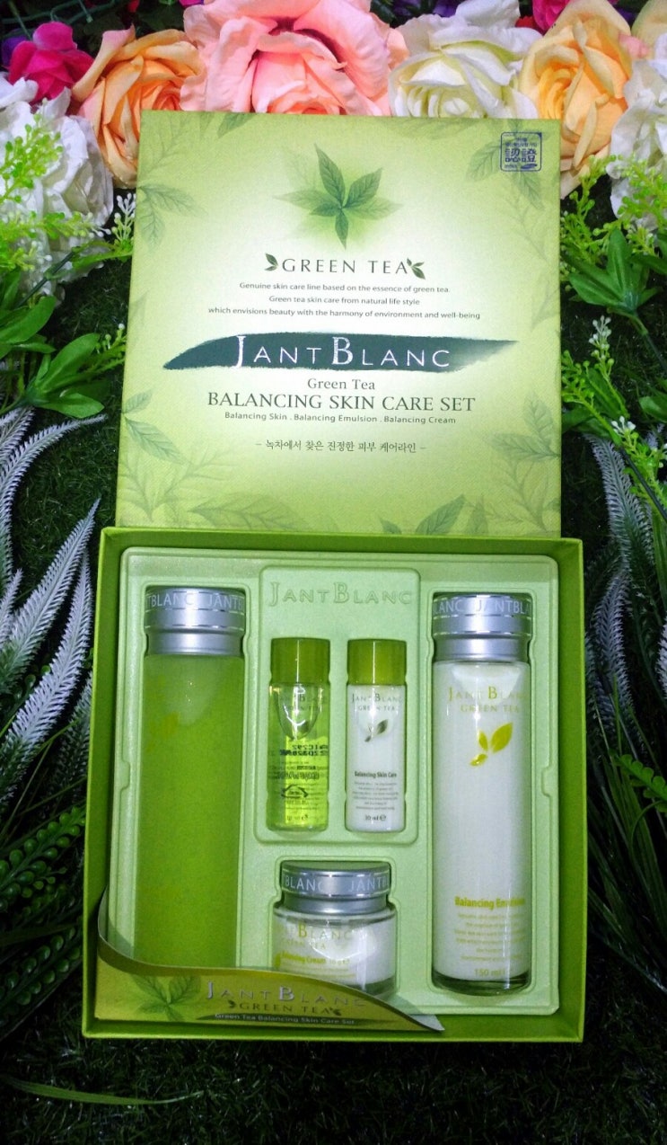  <JANT BLANC> GREEN TEA BALANCING SKIN CARE 3SET