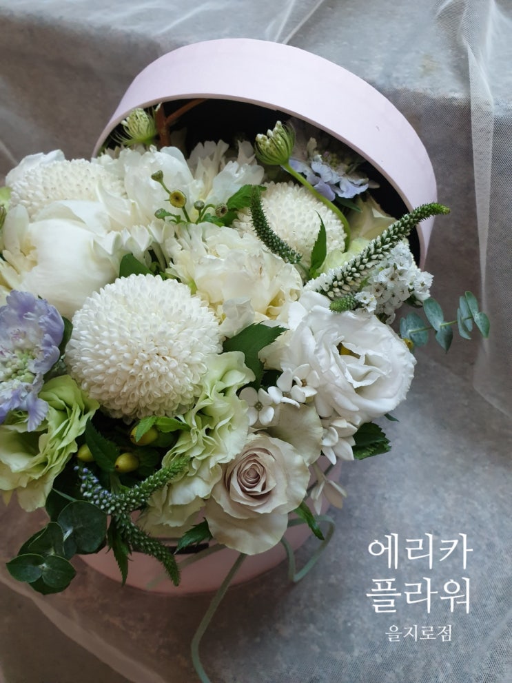  [명동꽃집, 을지로입구꽃집] 충무로로 배송간 플라워박스