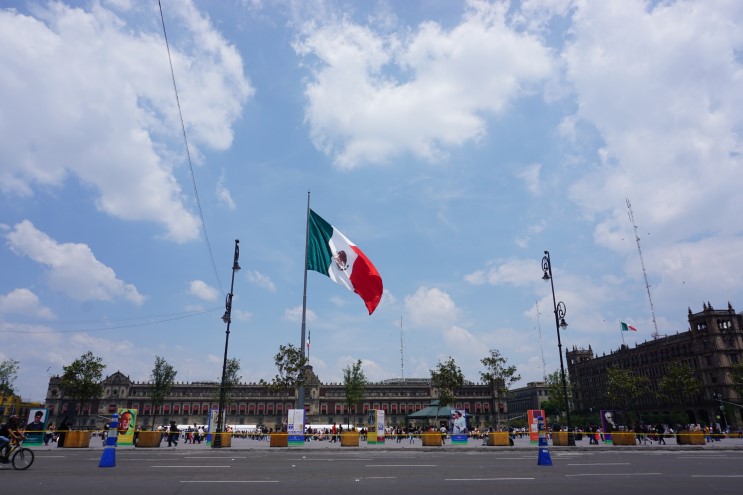 [중미-멕시코] 2. 멕시코시티의 중심부 소칼로(Zócalo) 광장과 그 주변