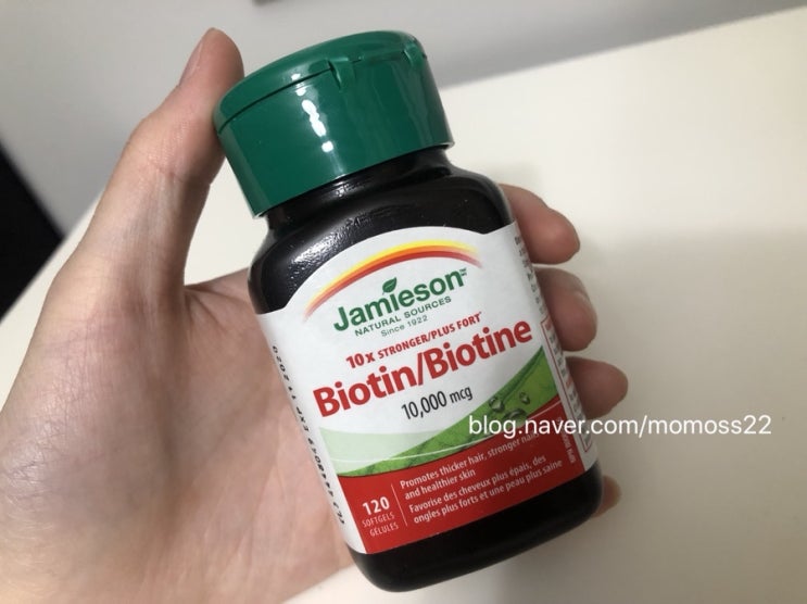 대용량)자미에슨 비오틴 영양제 소프트젤 120정 *Jamieson Biotin 10,000 mcg*