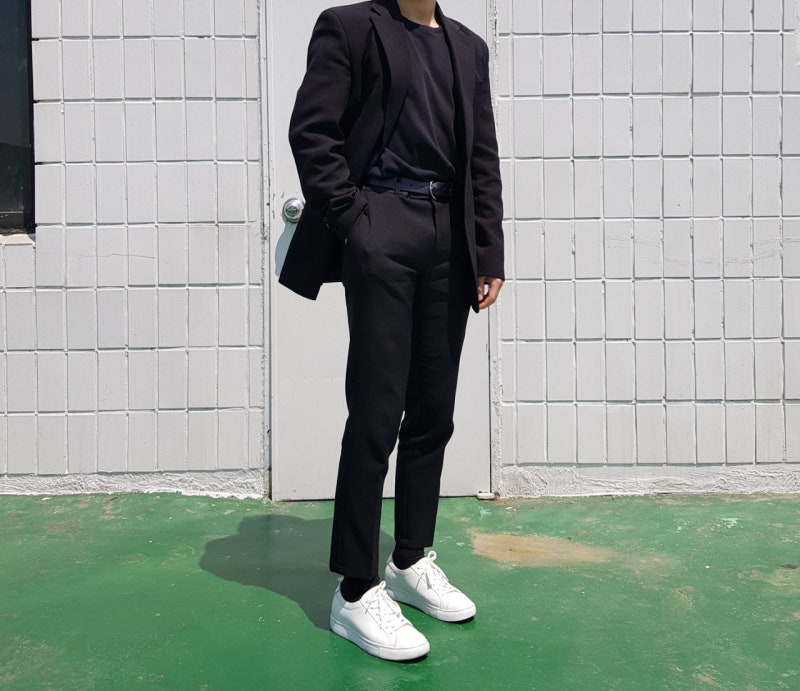 남자 캐주얼 정장 올블랙 끝판왕 코디 : 네이버 블로그 남자 캐주얼 정장 올블랙 끝판왕 코디 : 네이버 블로그