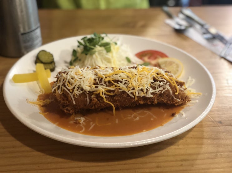 쁘띠프랑스맛집 신화김동완도 추천한 마루 돈까스 먹방후기
