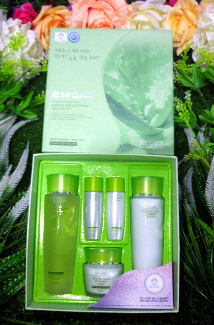  <3W> ALOE FULL WATER ACTIVAING SKIN CARE 3SET