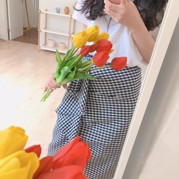  생화같은 튤립조화 프리미엄조화