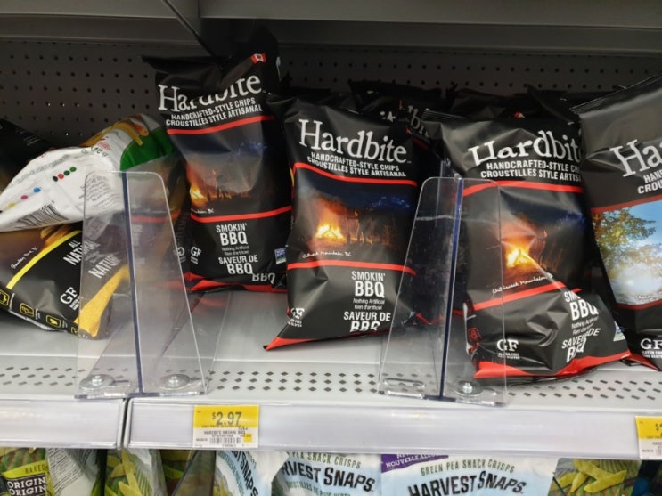  캐나다가면 꼭 먹어봐야 할 감자칩 추천 :: Hardbite BBQ맛 / Rock salt & vinegar 맛 리뷰