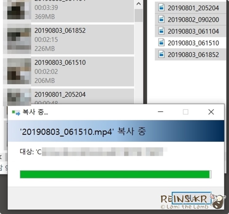  MORUN USB3.1 10G C to C PD 100W 고속 충전 케이블 속도 테스트