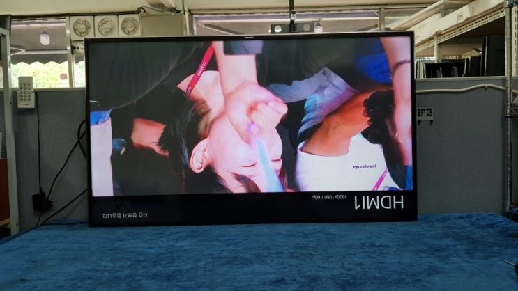  un50h6400, 갑자기 티비 화면이 전체적으로 어둡게 나와요
