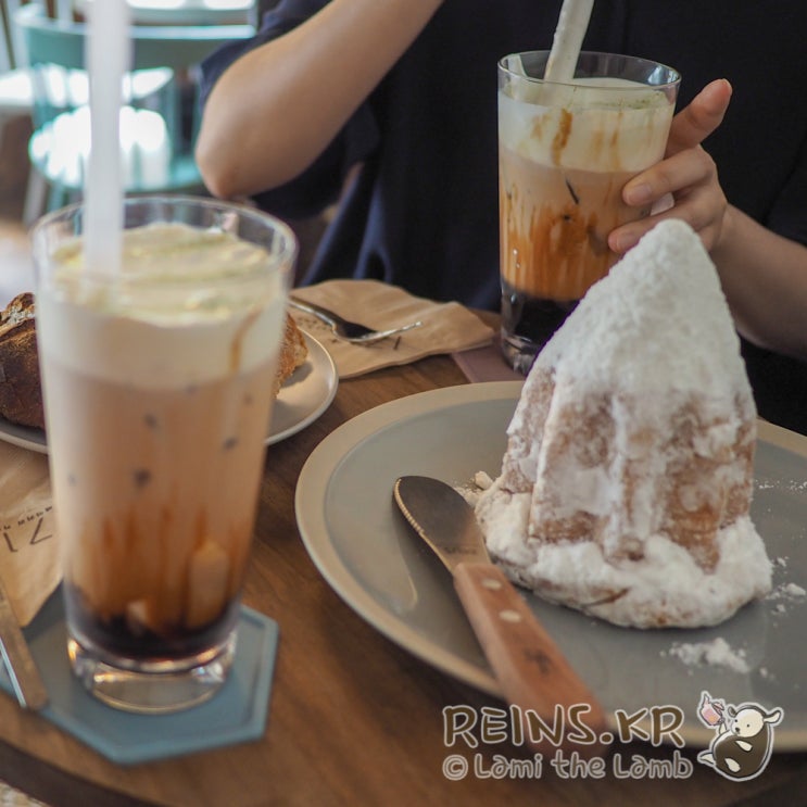  용산 열정도 카페 일칠일플러스 대만 밀크티 & 빵