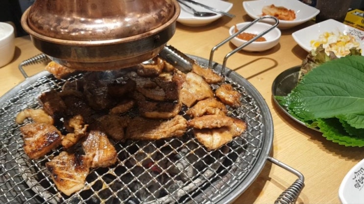  명륜진사갈비 정자점: 주말 점심 이용 후기 (티몬 반값 쿠폰 사용)