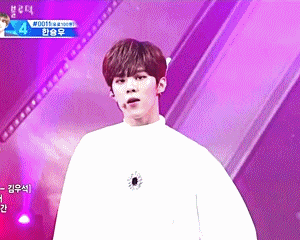  [아이돌] 프로듀스X101 티오피미디어 김우석 움짤 모음 5 (생방 데뷔평가)  