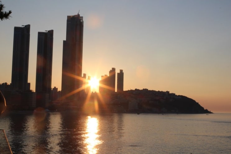  8월2일 해운대 일출