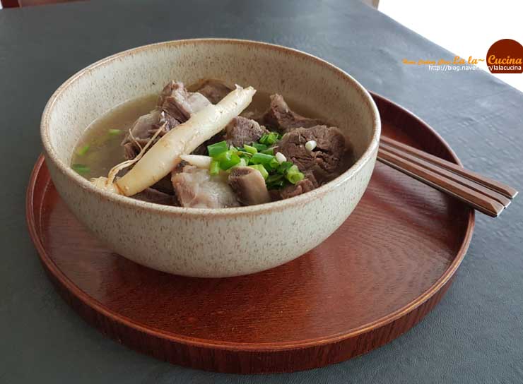  갈비탕 만드는법 한복선 샘 레시피 . 나비한우