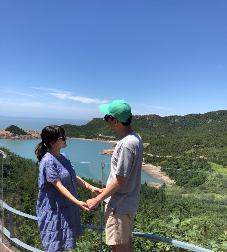  목포에서 비금도가기, 비금하트해변, 비금명사십리