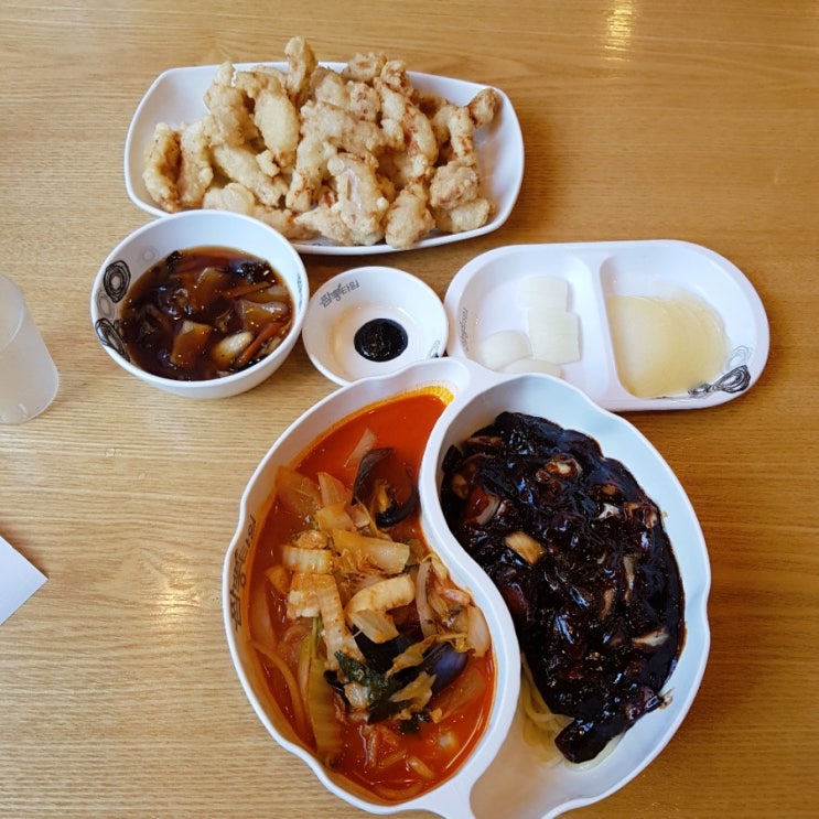  짬뽕타임 검단사거리역점, 탕수육과 반반메뉴