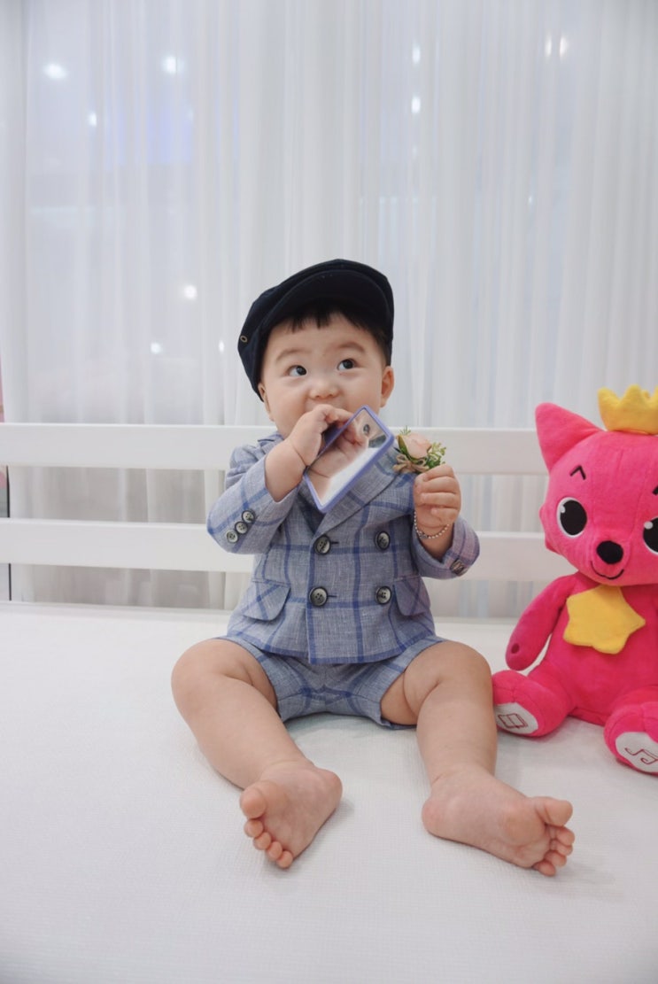  수원 남아 돌복대여:)남아 돌한복 대여와 엄마 돌 원피스 돌맘드레스는 베베모노가 진리쥬 