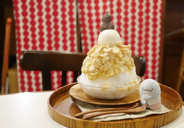  모멘트커피 2호점, 매일이 빙수데이! 옥수수빙수 먹었당