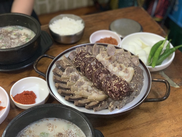  청량리맛집:) 고향집 아바이 왕순대 순대국