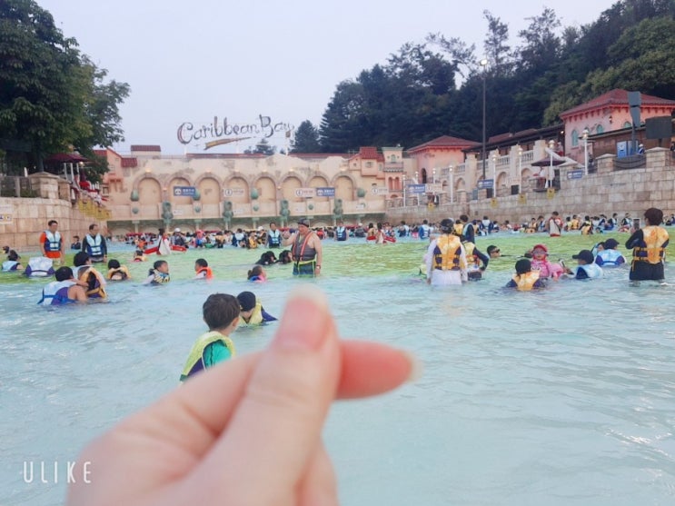  캐리비안베이 야간개장 가격싸고 사람도 없어요