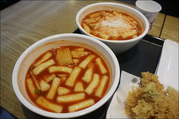  롯데월드몰 맛집 국물떡볶이와 새우튀김이 맛있는 우리동네 미미네