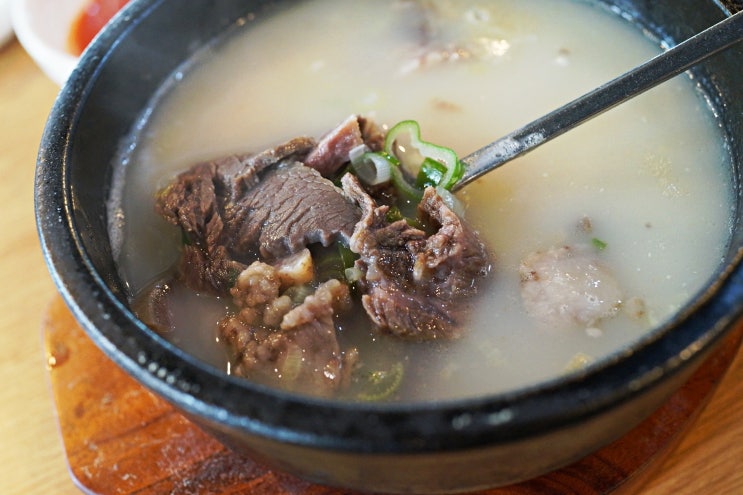 [송정] 송정한우해장국 : 속이 든든한 아침 해장국 맛집
