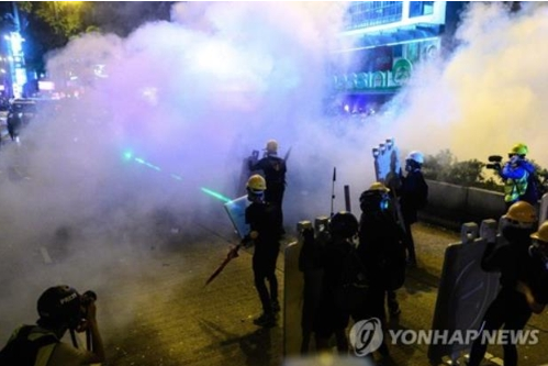  홍콩서 한국인 1명, 송환법 반대 시위 현장서 체포돼