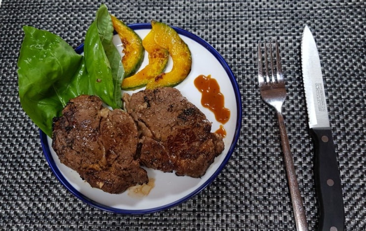  돈스파이크 스테이크 맛있게먹기~!