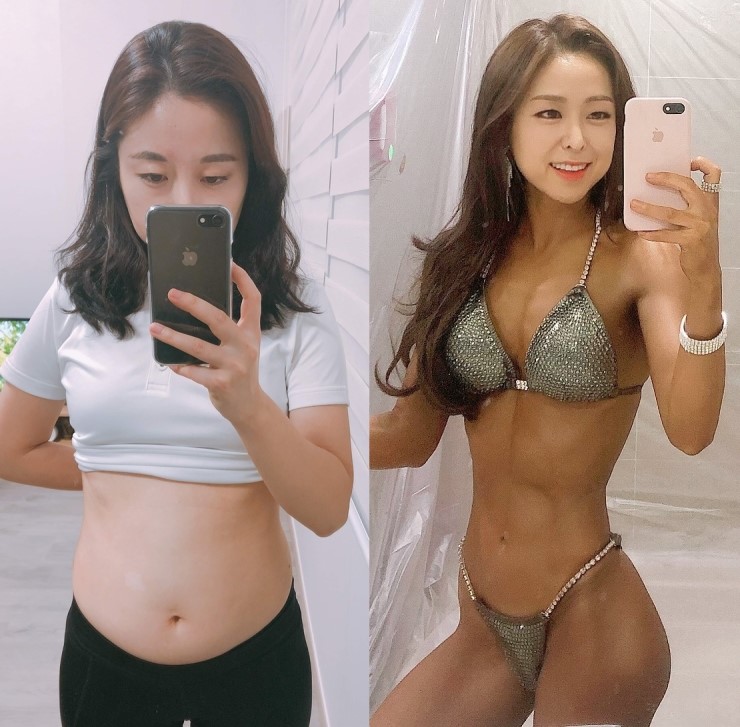  [비포에프터]마른비만 유약이에서 비키니대회 그랑프리수상에 이르기까지! 운동으로 환골탈태~!!!