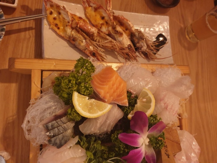  (용산 남역영 숙대입구 맛집) 데이 でい 사시미 & 로바다야끼 / feat. 일본산 불매운동