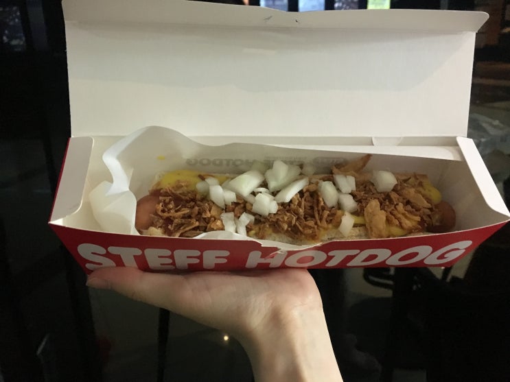  스테프핫도그 영화보면서 간단하게 먹기 좋아~