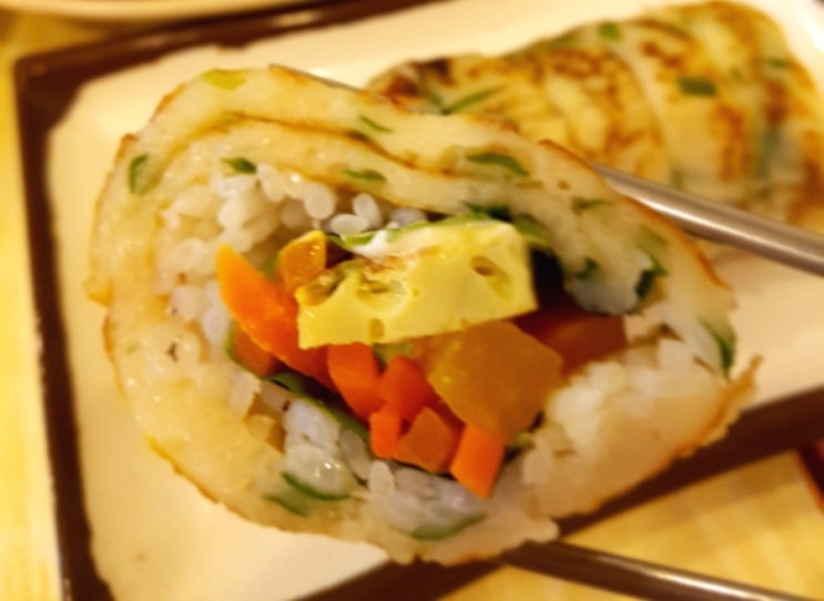  부침개가 먹고싶은데 김밥도 먹고싶을때 [정읍맛집_옛날김밥]