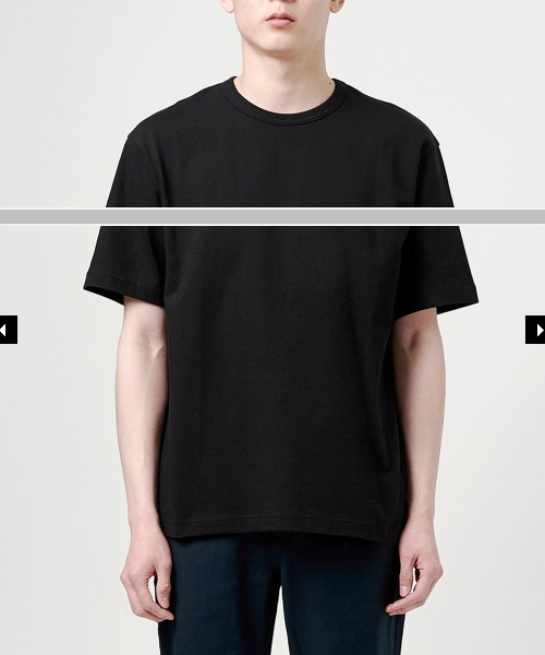 [초저가] 릴렉스 핏 크루 넥 티셔츠 [블랙]|RELAX FIT CREW NECK T-SHIRT [BLACK]