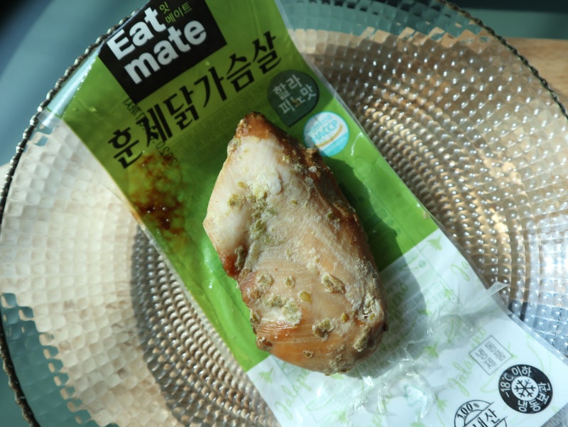 다이어트 저녁 식단 - 훈제 닭가슴살 나름 맛있는 한끼 5