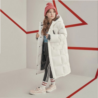 (60% 할인)탑텐키즈 아동 덕 다운 폴라리스 롱 패딩 WT탑텐키즈