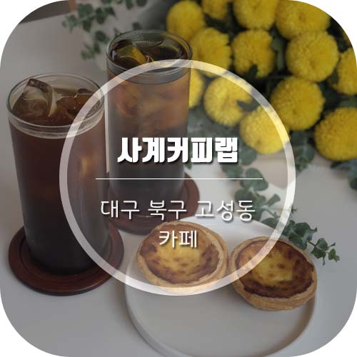  [대구 고성동 카페] 에그타르트가 맛있는 '사계커피랩'