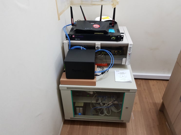  시놀로지 DS918+ NAS서버  안산시 기계부품 시험/검사/제조 전문 기업 (주)알**** 문서기반 NAS구축 사례 (2019년 8월 )