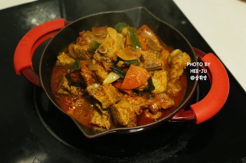 매운 돼지갈비찜 만드는법 김수미표 매운 갈비찜양념 레시피로 말복 보양식