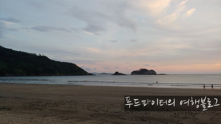  전남 신안 자은도 분계해변 오조오억배 즐기기 - 해수욕장, 여인송, 캠핑, 낚시