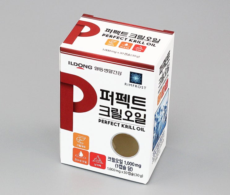  일동 퍼펙트 크릴 오일 삼면접착 단상자