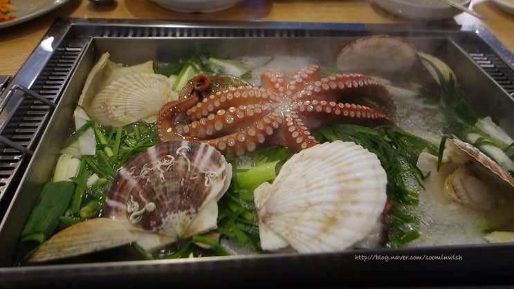  인천조개찜맛집 황제조개찜붉은대게 계산점 생생정보에서 본 작전동맛집