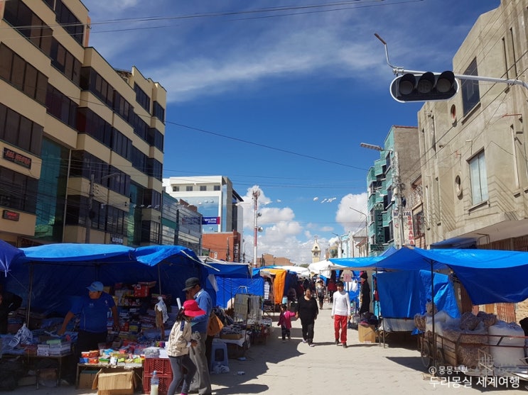 [몽몽부부세계여행] 볼리비아 우유니 센트로, 중앙 시장 & 일요장, 맛집 도냐 루시, 볼리비아 유심 엔텔