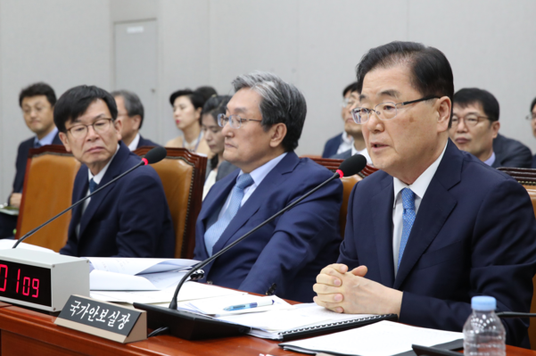  정의용 "한일군사협정 실효성 있는지 심각하게 검토해야"